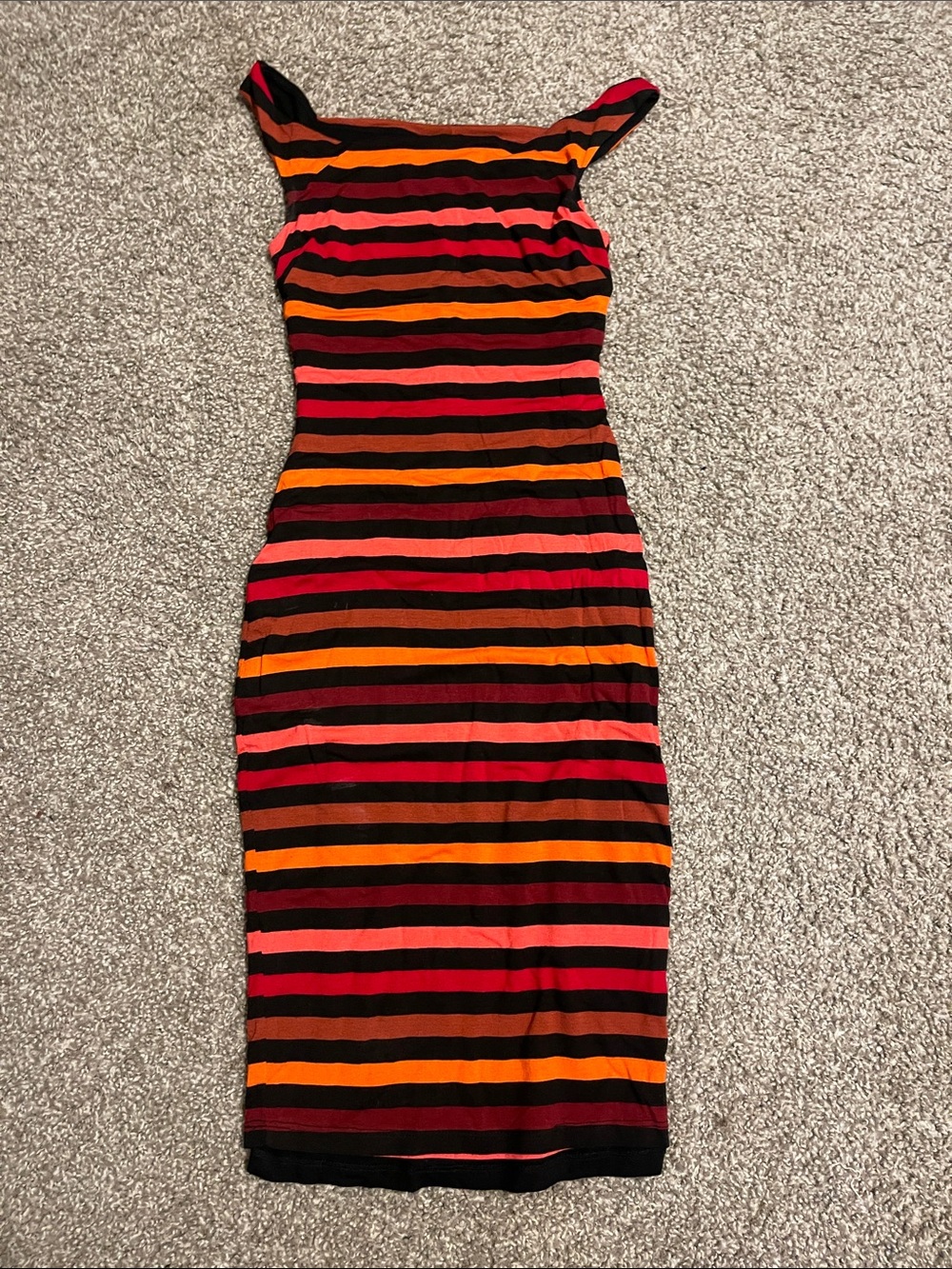 Stripped Bebe dress